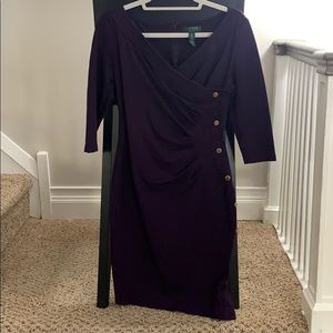 Ralph Lauren purple wrap dress